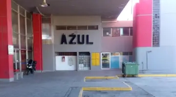 Imagem do terminal terminal de azul